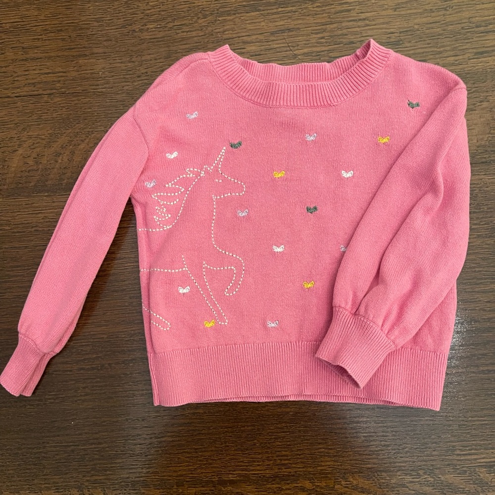GAP kids unicorn sweater
